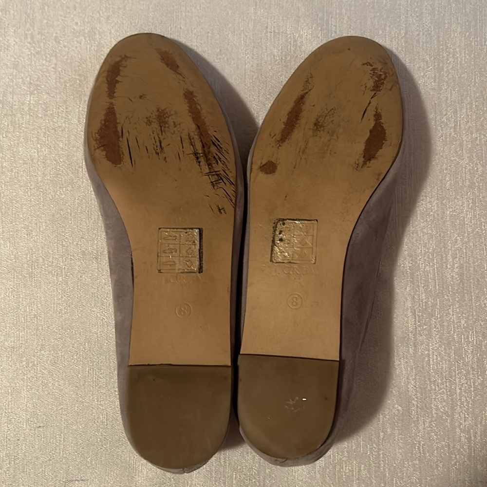 J.Crew ‘Addie’ Styled Women’s Gray Loafers Suede Slip On Flat Shoes Size 8 - Picture 13 of 14